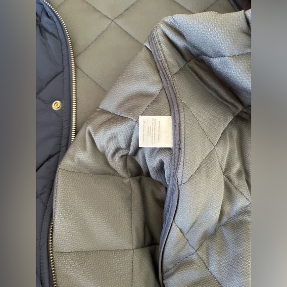 Men’s Vineyard Vines quilted Navy jacket w/brown corduroy collar pockets size L - Picture 4 of 11